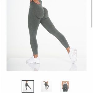 Khaki Green Curve NVGTN Leggings